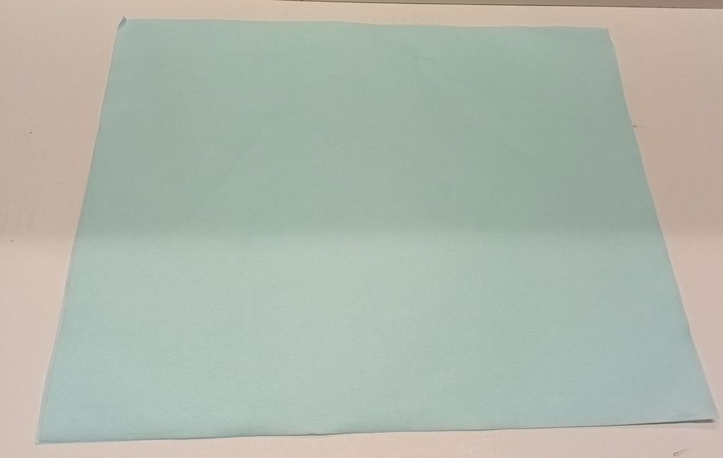 Chiffon Wipe away turquoise 38x30cm x500coupons