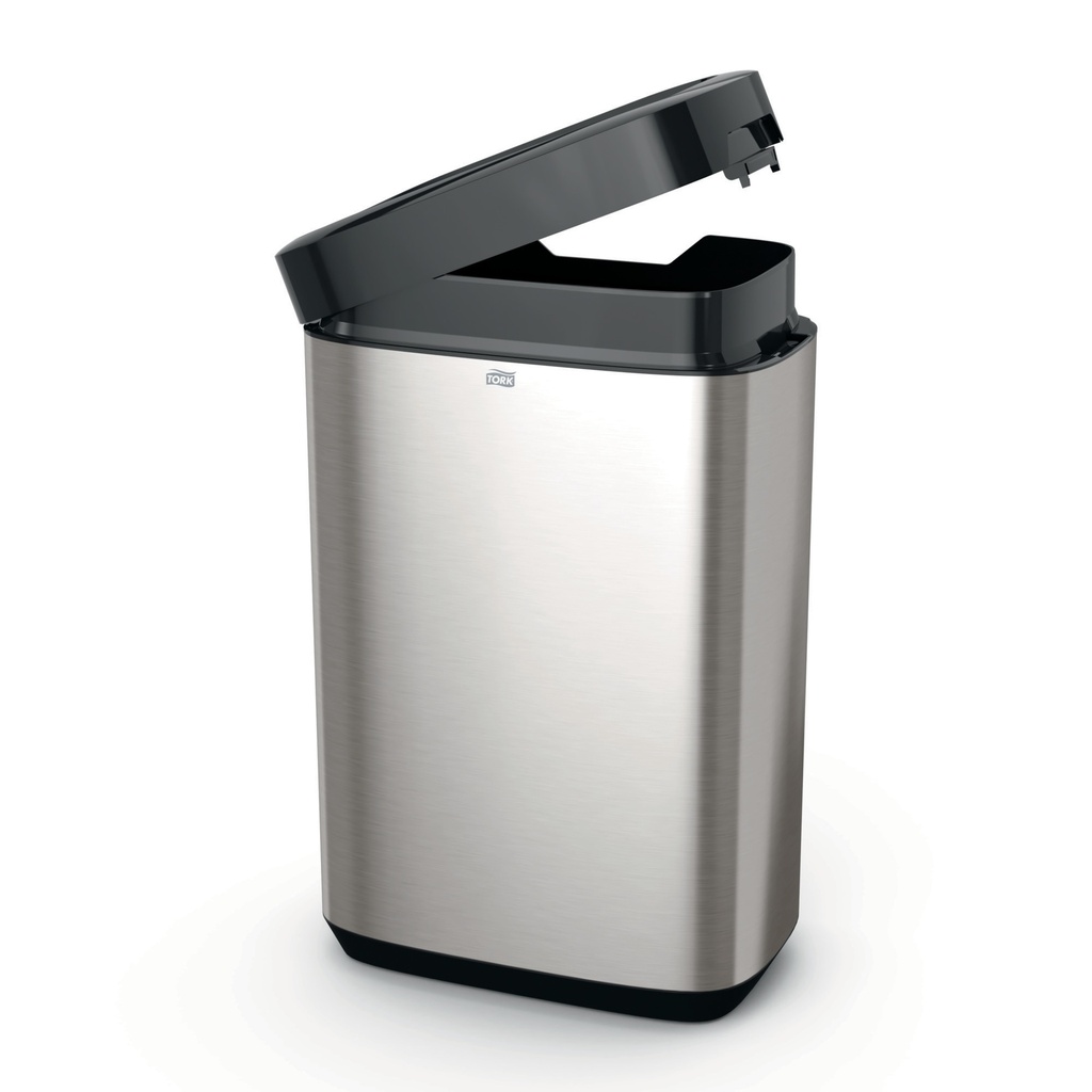 Poubelle Tork 50L Bin Acier inoxydable/Noir B1