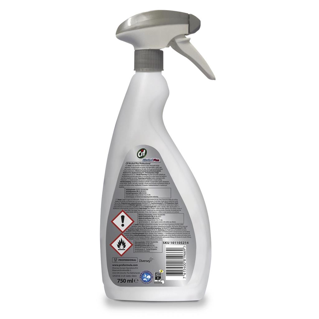 CIF Alcohol Plus en 750ml - BE-REG-00721