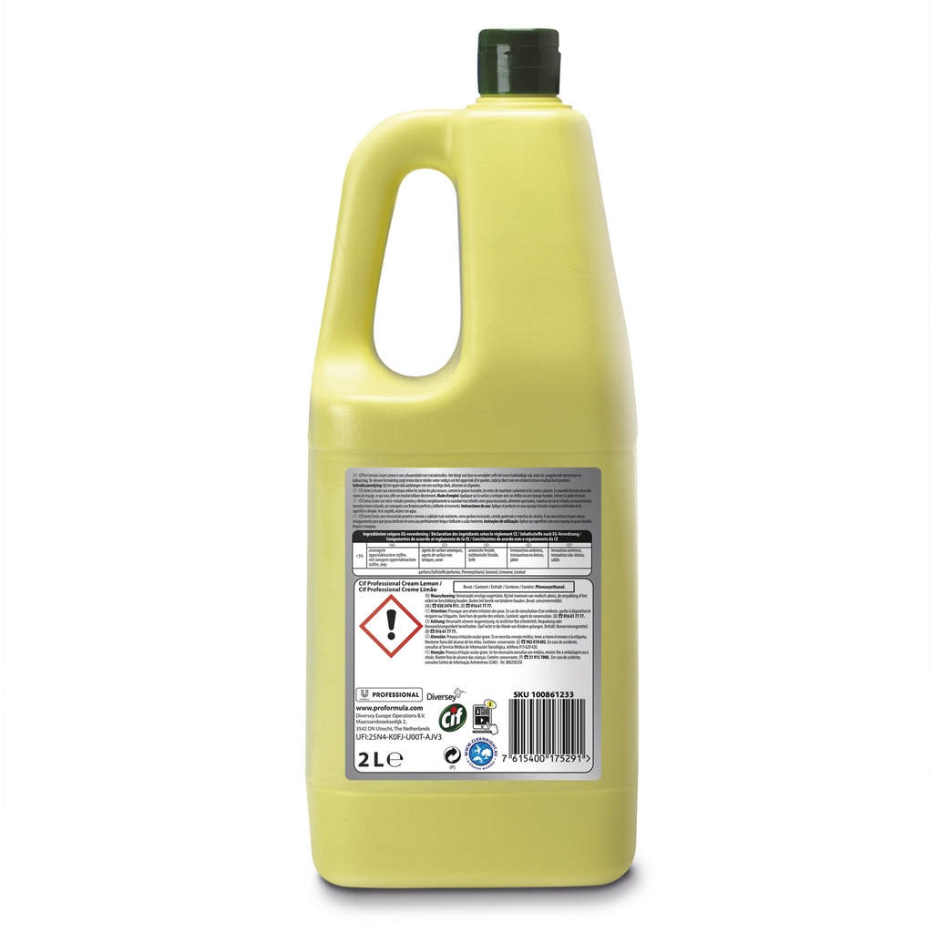 CIF Prof. Crème citron/lemon en 2L