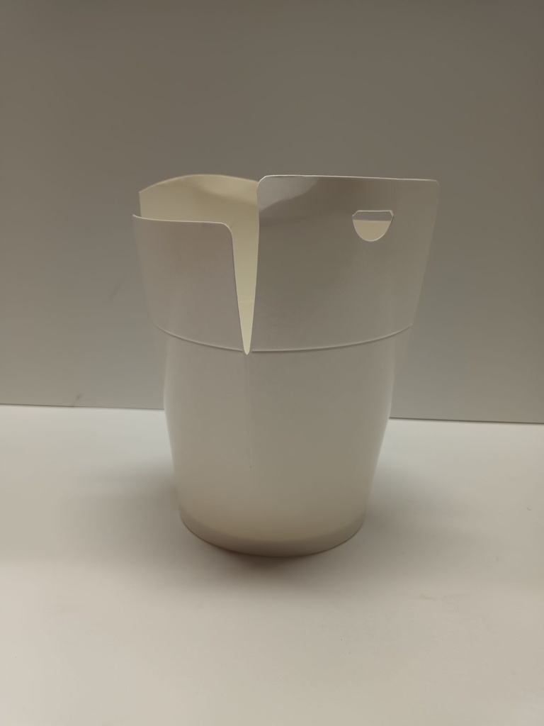 Cornet pâtes en carton brun + rabat 480cc x300pcs