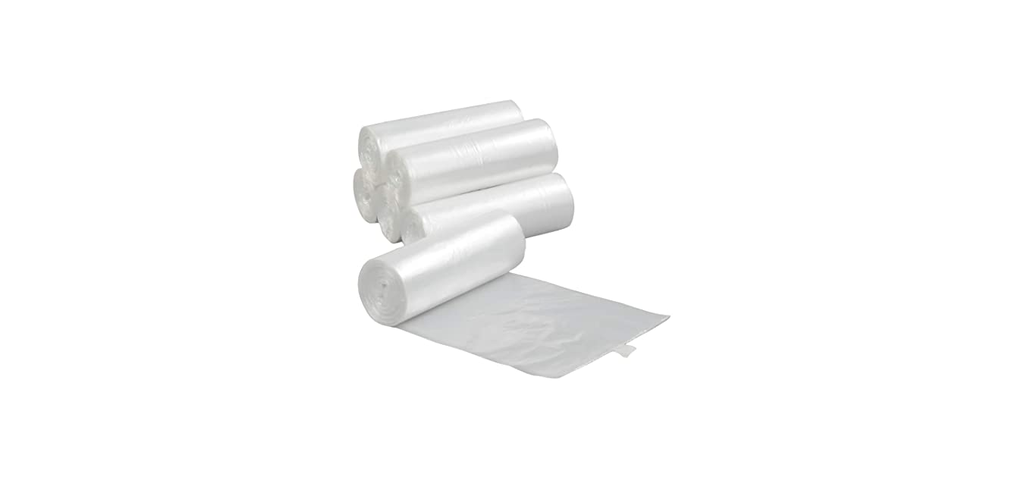 Sac poubelle 48x50xT15HDPE transparent - Prix Rlx 50 sacs