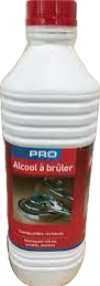 Alcool à brûler en 1L-Ethanol bleu dénaturé