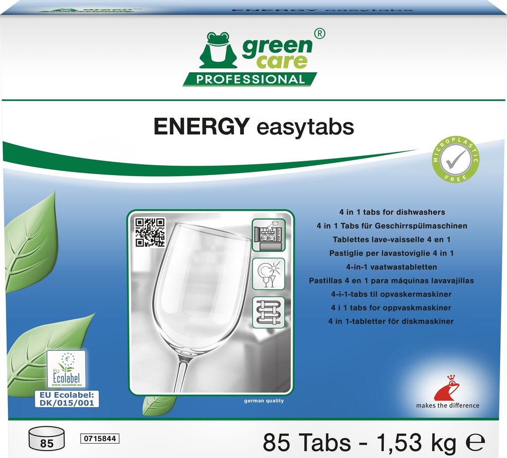 ENERGY easy tabs 4en1 x85pièces (Bingo Tabs)