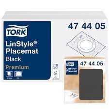 Set de Table Linstyle Noir 5x100 pièces