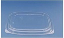 [55631] Couvercle pour ravier rectangulaire transp. PP plat Euroboxx 596 - Cart. 6x50 pièces
