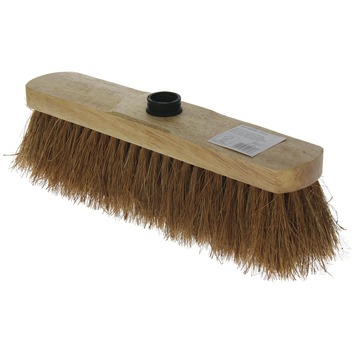 Balai Coco verni 33cm + Douille de serrage Noire