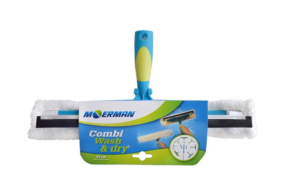 Raclette vitre +mouilleur 35cm - Combiné wash-dry proclean