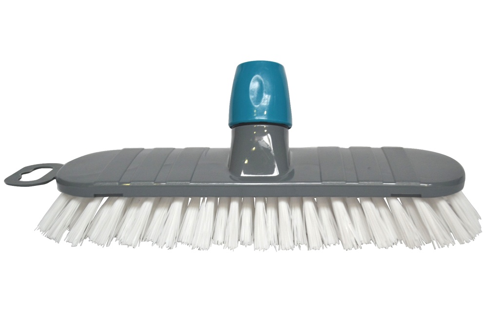 Brosse à récurer( sol )nylon 30cm + douille -Linéa