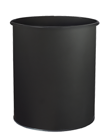 Corbeille à papier PAPEA - 8L - Gris Manganese