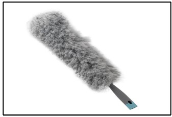 Plubo style microfibre plumeau XL 60cm avec manche