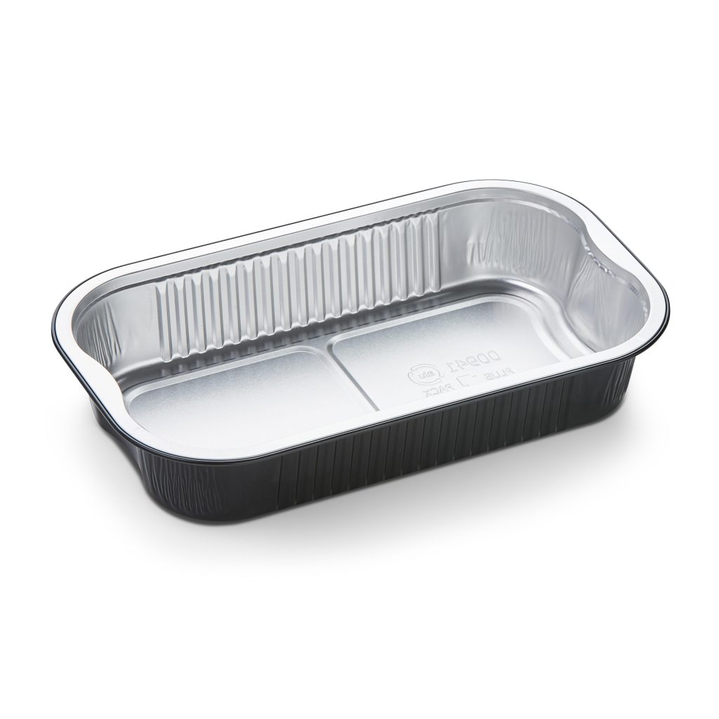 Ravier menu alu noir 234x138x43mm 971cc - x340 pièces