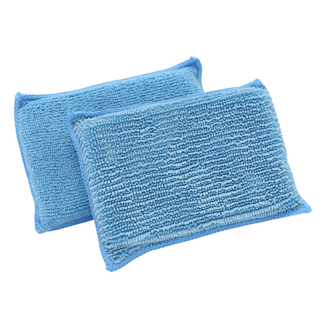 Eponge Blue Duo 14x9cm - Sachet de 10 pièces