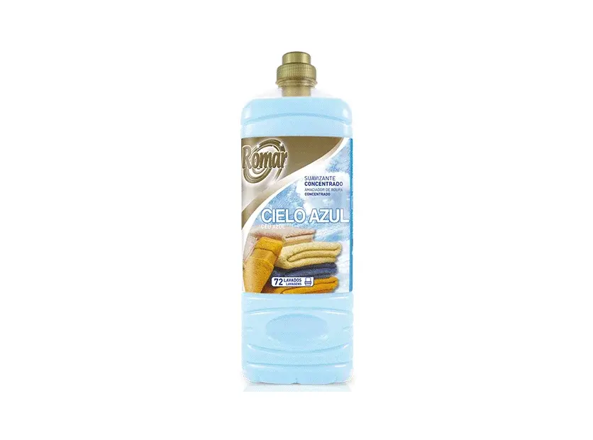 Assouplissant Romar en 2L - Tissu Doux Cielo Azul 80 lavages (adoucissant)