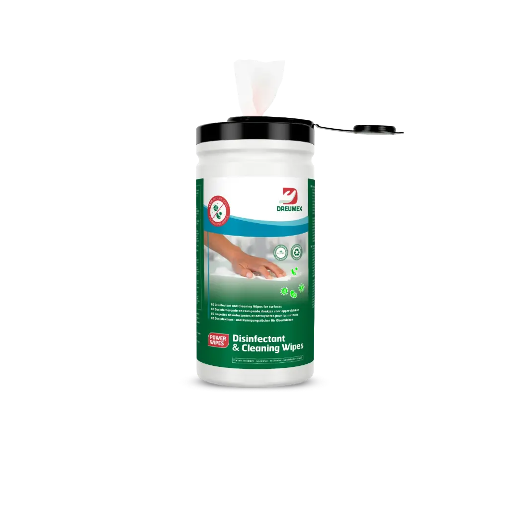 Dreumex Disinfectant & Cleaning Wipes x 80 pièces