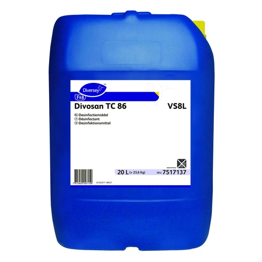 [101108102] [1203] Divosan TC 86 -20L- Désinfectant agréation 1009B -Biocide