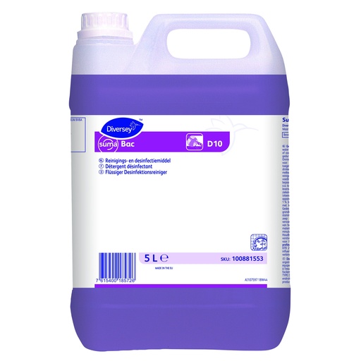 [100881553] [16010] Suma Bac D10 en 5L -agréé 1106B-Biocide