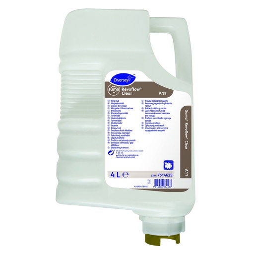 [7514625] [16227] Suma Revoflow Clear A11  -cart 3x4l-rinçage-