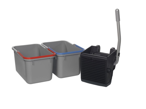[910442] [1786] Kit Mop SRK 16 - Seaux 2x17L + Presse
