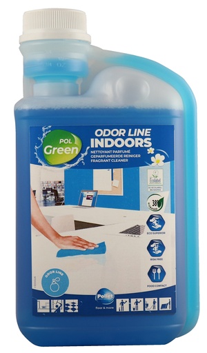 [2112444] [2211] POLGREEN Odor Line Indoors 1L pH 7,5( base Alcool)