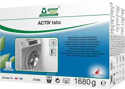 [715163] [3063] ACTIV tabs x56pces-tablette Lavage linge écologique