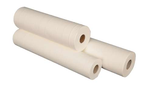 [M351] [4019] Draps table d'examen Cellulose 50cmx50m 2plis Blanc - Cart. de 9Rlx