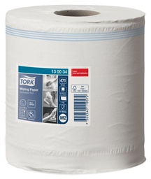 [50042] [13 00 34] Tork Wiper  415 Blanc 1 PLI- 165M - x 6 rouleaux