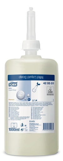 [420501] [5026] Savon Tork premium liquide Mild  N°55-S1- Cart. 6 x1L