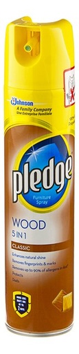 [93173] [52683] Cire Pledge Wood 5 en1 classic en 250ml -