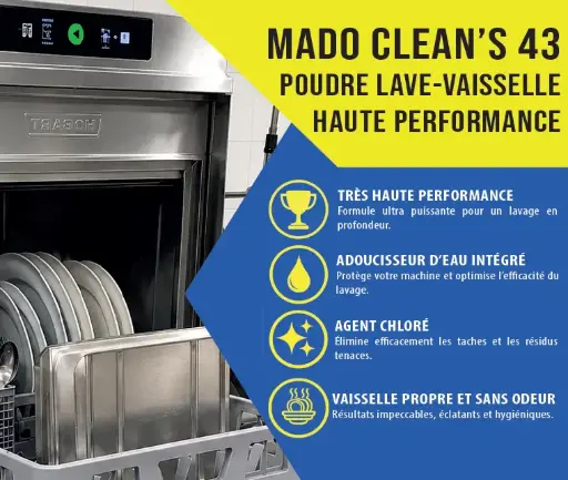 [SP1116/10] [5281] Mado 43 en 10Kg - Poudre lave-vaisselle