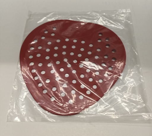 [381199R/381199bl] [5348] Grille Urinoir 19cm PVC- couleur rouge ou bleu