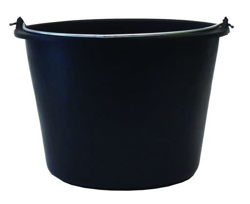 [03377] [5752] Seau maçon  Noir 12L