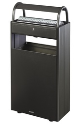 [60841] [56448-Gris manganèse] Cendrier12L/Corbeille 60L s/pied KOPA  -Rossignol