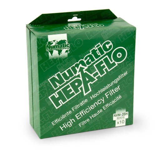 [604016] [6805] Sac aspirateur Numatic  NVM2BH Hepaflo 370 x10pces