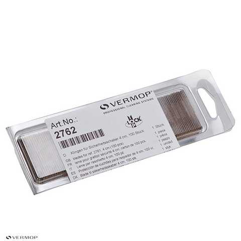 [12762] [858] Lame pour Grattoir 4cm x100 pièces