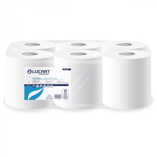 [852275] [9683] Lucart Reflex L-One Maxi 450 blanc 158M 2 plis x6rlx