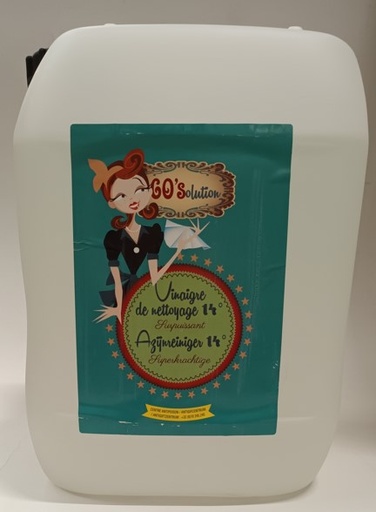 [VINAIG60S10] [2106] Vinaigre de nettoyage 14° en 10L
