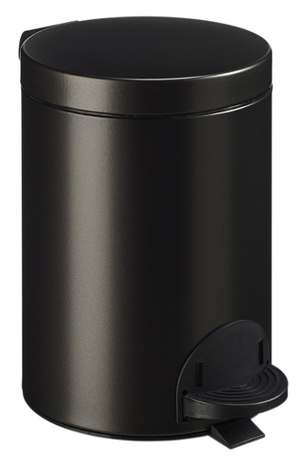 [90388] [3526] Poubelle à pédale 5L SANELIA - Gris Manganèse