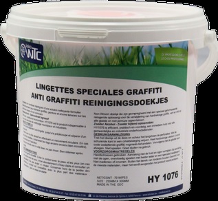 [HY 1076] [3756] Graffiti Remover Towels Seau de 70 lingettes