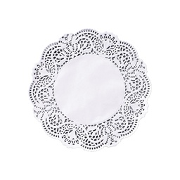 [DL111401] [DL111401] Dentelle ronde blanche 14cm - x250 pièces