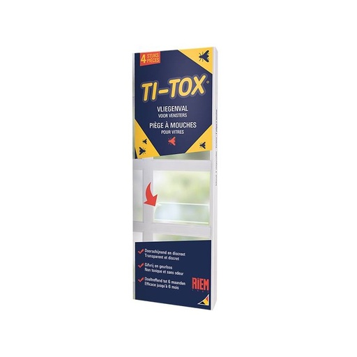 [61] [58083] Riem Ti-Tox Piège à mouches x 4 pièces