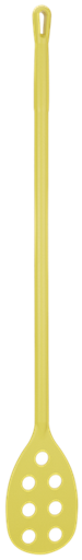 [7014/6 métal détectable] Mélangeur ajouré polypropylène Jaune manche long 1200x35 mm