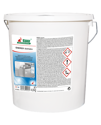 [715435] [715435] ENERGY dishtabs en seau de 4,8kg +-87 tablettes