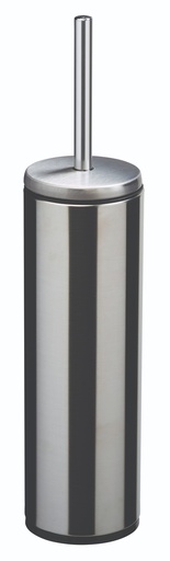 [51827] [51827] TULIA Porte-balayette inox mural ou à poser (garniture wc + brosse)