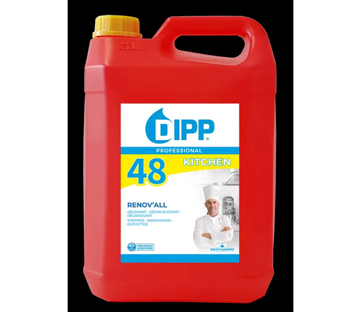 [4805] Dipp 48 en 2x5L - Renov'All Décapant Désincrustant et Dégraissant