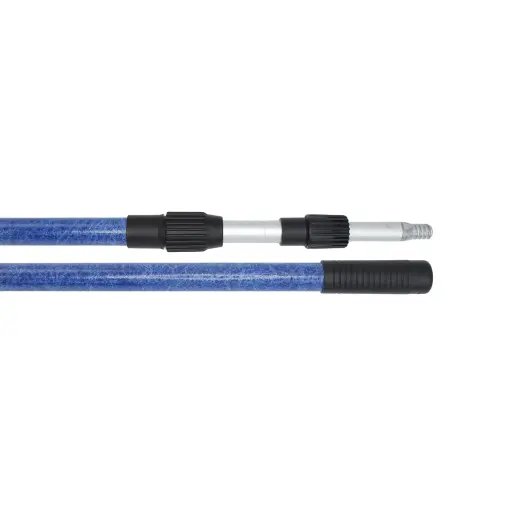 [600.100.010] [600.100.010] Manche télescopique 3 x 1,50 m PRO bleu