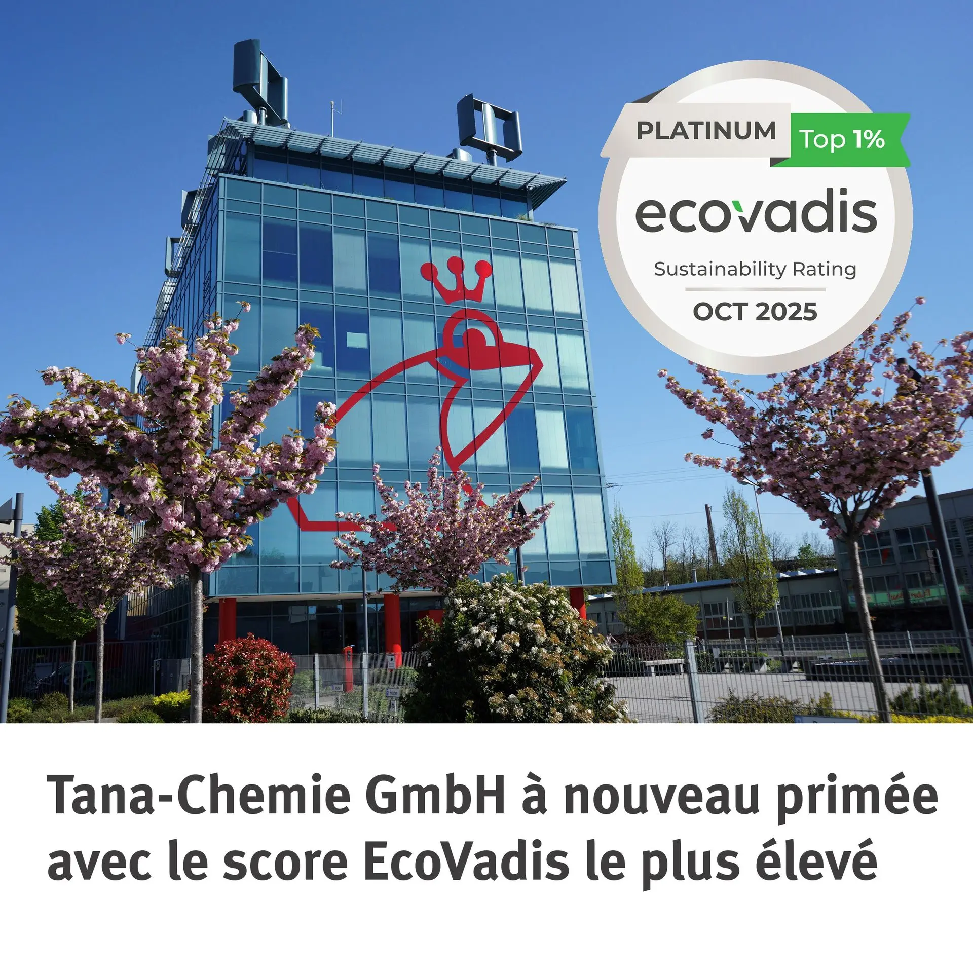 Werner & Mertz a de nouveau obtenu la certification EcoVadis Platinum ...