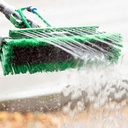 Brosse haute performance nLite 41cm, non fleurée - avec rampe de rinçage + swivel lock