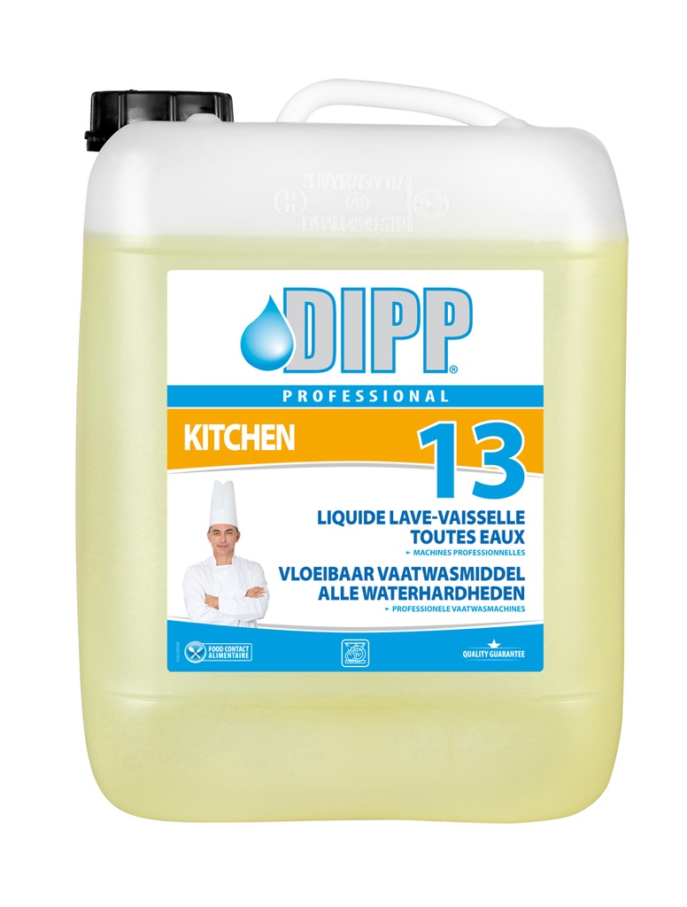 Dipp 13 en 10L - Liquide lave-vaisselle toutes eaux