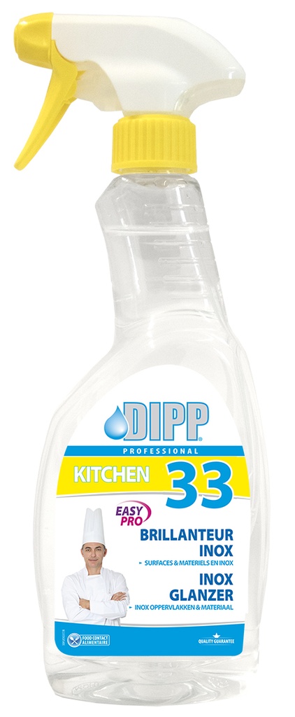 Dipp 33 en 500ml - Spray brillant inox